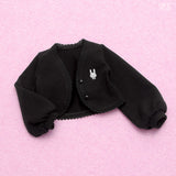 Rabbit Embroidery Knit Bolero