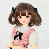 Dolly Parfait Coord Shorts Set / Chimikko & Mini (White x Pink)