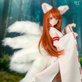 White Fox Ears & 9Tailed