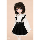 Skirt with Suspenders / Chimikko & Mini (Black)