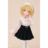 Skirt with Suspenders / Chimikko & Mini (Black)