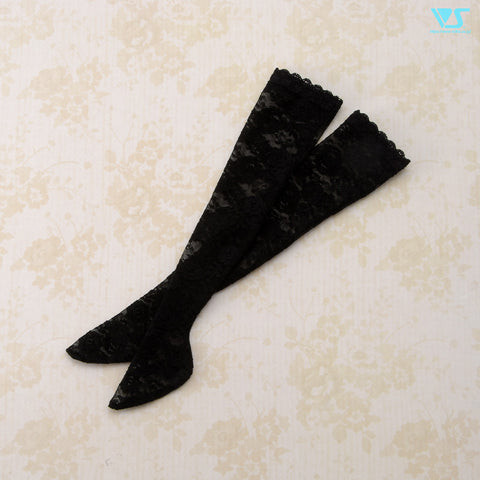 SD Socks (Black / Flower Pattern)