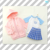 Candy Pink Hoodie Set