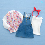 Flower Printed Bomber Jacket Set / Ladies