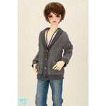 Knitted Cardigan (Gray) / M