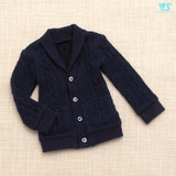 Knitted Cardigan (Navy) / L