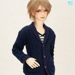 Knitted Cardigan (Navy) / L