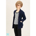 Knitted Cardigan (Navy) / L