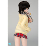 School Cardigan (Cream Yellow)