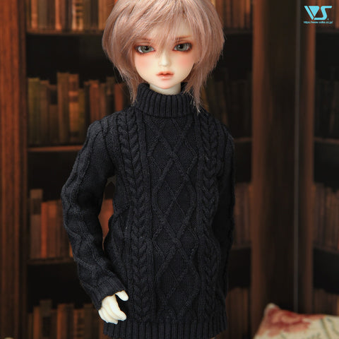 Black Turtleneck Sweater Set / Mini