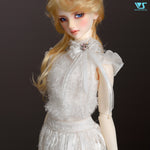 White Fringed Dress