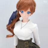 Khaki Tucked Skirt Set