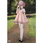 Pink Yoke Dress Set