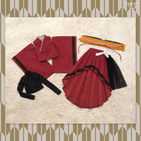 Ayakashi-no-Kimono Set (Red)
