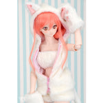 Fluffy White Cat Sleeveless Hoodie