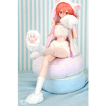 Fluffy White Cat Paw Set