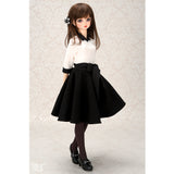 Monotone Flared Skirt Set