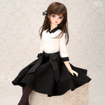 Monotone Flared Skirt Set