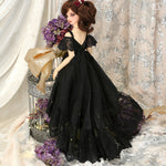 SD Long Back Dress (Black)