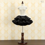 Pompon Skirt (Black Glitter) / Mini