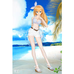 Bikini & Shorts Set (Pale Blue x Pink)