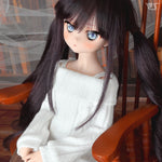 White Rib Knit Set  Mini