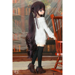 White Rib Knit Set  Mini