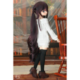 White Rib Knit Set  Mini