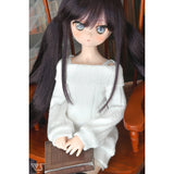 White Rib Knit Set  Mini