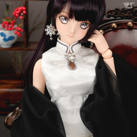 DDdy White Chinoiserie Dress