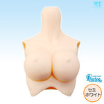 DDS-B-04-SW / L Shapely Bust / Semi-White