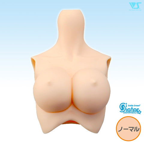 DDS-B-04 / L Shapely Bust / Flesh