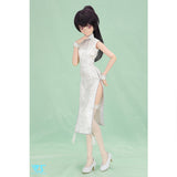 Flower Breeze Chinoiserie Long Dress