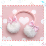 Earmuffs with Bows (Peach)